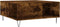 vidaXL - Salontafel - 80x80x36,5 - cm - bewerkt - hout - gerookt - eikenkleurig