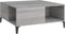 vidaXL - Salontafel - 80x80x36,5 - cm - bewerkt - hout - grijs - sonoma - eikenkleurig