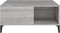 vidaXL - Salontafel - 80x80x36,5 - cm - bewerkt - hout - grijs - sonoma - eikenkleurig