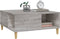 vidaXL - Salontafel - 80x80x36,5 - cm - bewerkt - hout - grijs - sonoma - eikenkleurig