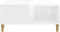 vidaXL - Salontafel - 80x80x36,5 - cm - bewerkt - hout - hoogglans - wit