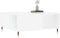 vidaXL - Salontafel - 80x80x36,5 - cm - bewerkt - hout - wit