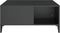 vidaXL - Salontafel - 80x80x36,5 - cm - bewerkt - hout - zwart
