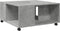 vidaXL - Salontafel - 80x80x40 - cm - bewerkt - hout - betongrijs