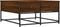vidaXL - Salontafel - 80x80x40 - cm - bewerkt - hout - bruin - eikenkleur