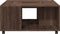 vidaXL - Salontafel - 80x80x40 - cm - bewerkt - hout - bruin - eikenkleur