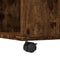 vidaXL - Salontafel - 80x80x40 - cm - bewerkt - hout - gerookt - eikenkleurig