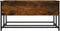 vidaXL - Salontafel - 80x80x40 - cm - bewerkt - hout - gerookt - eikenkleurig