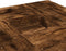 vidaXL - Salontafel - 80x80x40 - cm - bewerkt - hout - gerookt - eikenkleurig