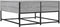 vidaXL - Salontafel - 80x80x40 - cm - bewerkt - hout - grijs - sonoma - eikenkleurig