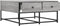 vidaXL - Salontafel - 80x80x40 - cm - bewerkt - hout - grijs - sonoma - eikenkleurig