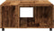 vidaXL - Salontafel - 80x80x40 - cm - bewerkt - hout - oude - houtkleurig