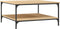vidaXL - Salontafel - 80x80x40 - cm - bewerkt - hout - sonoma - eikenkleurig