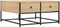 vidaXL - Salontafel - 80x80x40 - cm - bewerkt - hout - sonoma - eikenkleurig