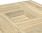 vidaXL - Salontafel - 80x80x40 - cm - bewerkt - hout - sonoma - eikenkleurig