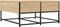 vidaXL - Salontafel - 80x80x40 - cm - bewerkt - hout - sonoma - eikenkleurig