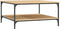 vidaXL - Salontafel - 80x80x40 - cm - bewerkt - hout - sonoma - eikenkleurig