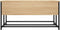 vidaXL - Salontafel - 80x80x40 - cm - bewerkt - hout - sonoma - eikenkleurig