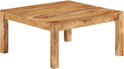 vidaXL - Salontafel - 80x80x40 - cm - massief - acaciahout