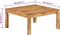 vidaXL - Salontafel - 80x80x40 - cm - massief - acaciahout