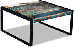 vidaXL - Salontafel - 80x80x40 - cm - massief - gerecycled - hout