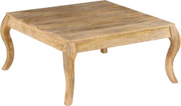 vidaXL - Salontafel - 80x80x40 - cm - massief - mangohout