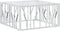 vidaXL - Salontafel - 80x80x40 - cm - roestvrij - staal - en - glas