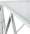 vidaXL - Salontafel - 80x80x40 - cm - roestvrij - staal - en - glas