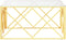 vidaXL - Salontafel - 80x80x40 - cm - roestvrij - staal - en - glas