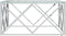 vidaXL - Salontafel - 80x80x40 - cm - roestvrij - staal - en - glas