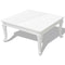 vidaXL - Salontafel - 80x80x42 - cm - hoogglans - wit