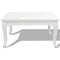 vidaXL - Salontafel - 80x80x42 - cm - hoogglans - wit