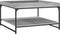 vidaXL - Salontafel - 80x80x45 - cm - bewerkt - hout - en - ijzer - grijs - sonoma - eiken
