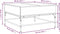 vidaXL - Salontafel - 80x80x45 - cm - bewerkt - hout - en - metaal - grijs - sonoma