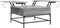 vidaXL - Salontafel - 80x80x45 - cm - bewerkt - hout - en - metaal - grijs - sonoma