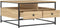 vidaXL - Salontafel - 80x80x45 - cm - bewerkt - hout - sonoma - eikenkleurig
