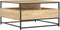 vidaXL - Salontafel - 80x80x45 - cm - bewerkt - hout - sonoma - eikenkleurig