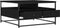 vidaXL - Salontafel - 80x80x45 - cm - bewerkt - hout - zwart