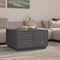 vidaXL - Salontafel - 80x80x45 - cm - massief - grenenhout - grijs