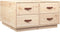 vidaXL - Salontafel - 80x80x45 - cm - massief - grenenhout