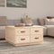 vidaXL - Salontafel - 80x80x45 - cm - massief - grenenhout