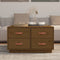 vidaXL - Salontafel - 80x80x45 - cm - massief - grenenhout - honingbruin