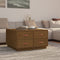 vidaXL - Salontafel - 80x80x45 - cm - massief - grenenhout - honingbruin