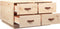 vidaXL - Salontafel - 80x80x45 - cm - massief - grenenhout