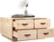 vidaXL - Salontafel - 80x80x45 - cm - massief - grenenhout