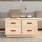 vidaXL - Salontafel - 80x80x45 - cm - massief - grenenhout