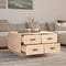 vidaXL - Salontafel - 80x80x45 - cm - massief - grenenhout
