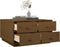 vidaXL - Salontafel - 80x80x45 - cm - massief - grenenhout - honingbruin