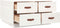vidaXL - Salontafel - 80x80x45 - cm - massief - grenenhout - wit