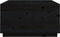 vidaXL - Salontafel - 80x80x45 - cm - massief - grenenhout - zwart